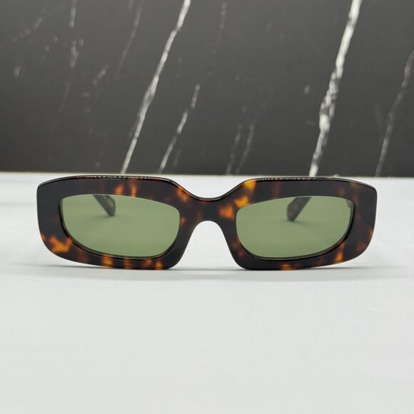 NEW OFF-WHITE OERI13C RENTON 6055 SUNGLASSES WOMEN OVAL HAVANA EYEWEAR - Picture 3 of 11